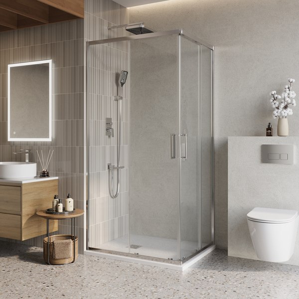 Купить Душевой уголок BelBagno LUCE-AH-2-120/90-C-Cr в Могилеве