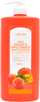 Гель для душа Lebelage Fruit Peach & Apple Mango Body Cleanser (1л) - 