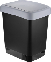 Контейнер для мусора Idea Твин М2479 (18л, серый) - 