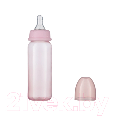 Бутылочка для кормления Пома С силиконовой соской 6+ / 8010 (240мл)