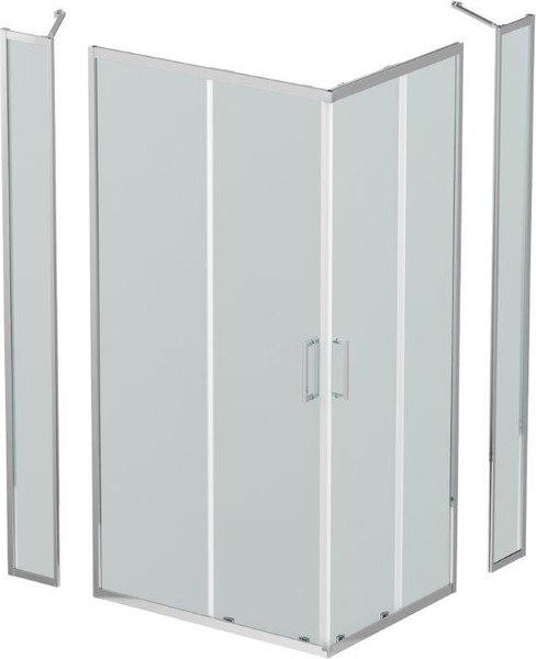 Душевой уголок BelBagno LUCE-AH-22-145/115-C-Cr