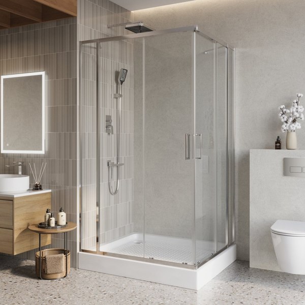 Купить Душевой уголок BelBagno LUCE-AH-22-150/115-C-Cr в Могилеве