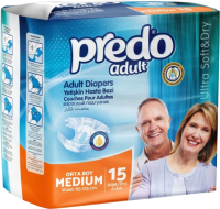 Подгузники для взрослых Predo Adult M (15шт) - 