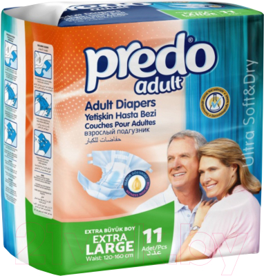 Подгузники для взрослых Predo Adult XL (11шт)