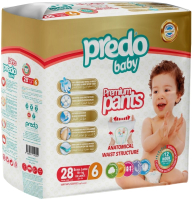 Подгузники-трусики детские Predo Baby Pants №6 15+ кг (28шт) - 