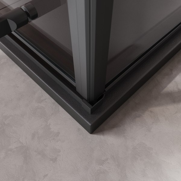 Купить Душевой уголок Cezares LINER-A-1-90-C-NERO-R в Могилеве