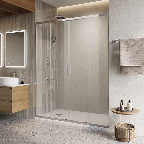 Купить Душевая дверь BelBagno LUCE-BF-2-160-C-Cr в Могилеве