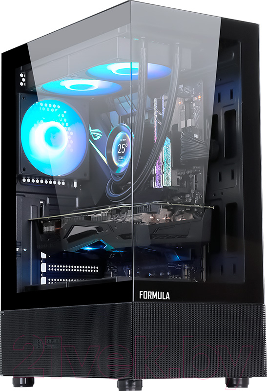 Корпус для компьютера Formula Crystal Z1 Plus (черный)