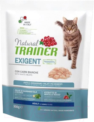 Сухой корм для кошек Trainer Exigent Для привередливых кошек с индейкой (300г)
