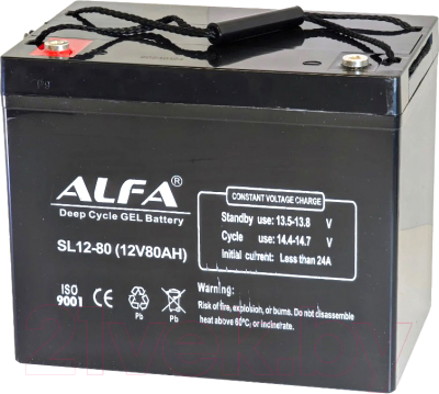 Аккумулятор лодочный ALFA battery SL12-80