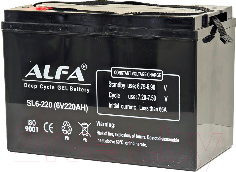 Аккумулятор лодочный ALFA battery SL6-220