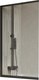 Стеклянная шторка для ванны BelBagno LUCE-VF-11-80/145-C-NERO - 