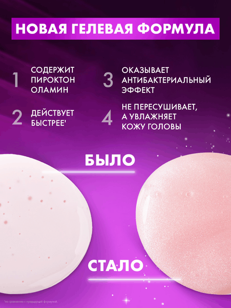Шампунь для волос Clear Против перхоти Восстановление поврежденных и окрашенных волос (650мл)