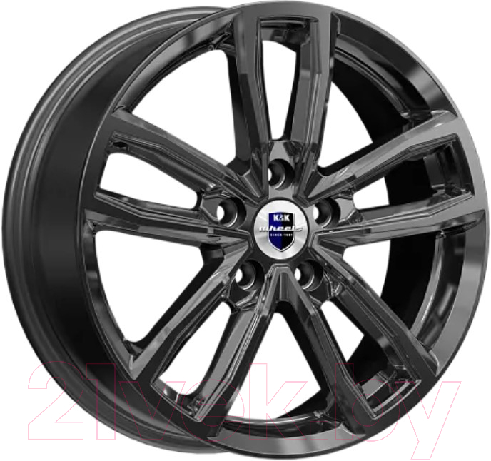 Литой диск K&K Каланг 17x6.5" 5x139.7мм DIA 98.1мм ET 40мм Кварц