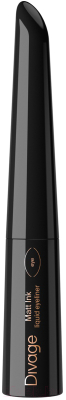 Подводка для глаз жидкая Divage Matt Ink Liquid Eyeliner 01 Черный (8мл)