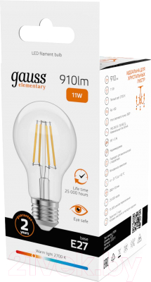 Лампа Gauss Filament Elementary 22211