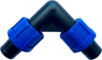 Набор соединителей для системы полива Gardenplast Угловое соединение для капельной ленты 00134 (6шт) - 