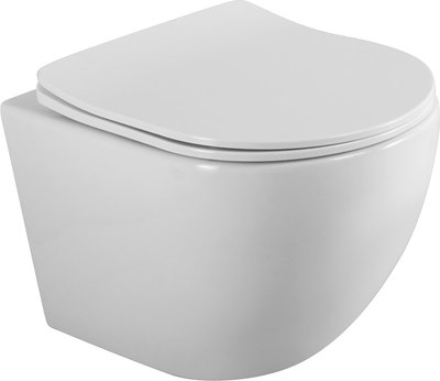 Унитаз подвесной BelBagno BB7306CHR/SC (с сиденьем) - 