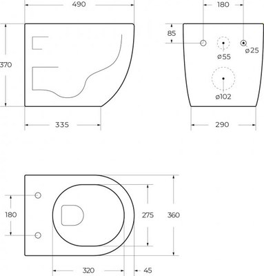 Купить Унитаз подвесной BelBagno BB7306CHR/SC  