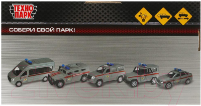 Автомобиль игрушечный Технопарк Lada 4x4 Urban Росгвардия / URBANBLACK-20PLROS-GY 