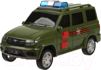 Автомобиль игрушечный Технопарк Uaz Патриот / PATRIOTBLACK-15PLARR-GN