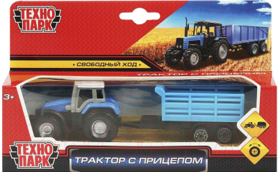 Трактор игрушечный Технопарк 2002A117-1-R 