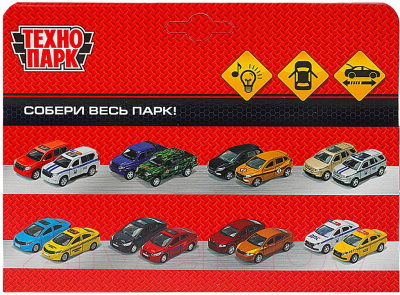 Автомобиль игрушечный Технопарк Kia Optima Полиция / OPTIMA-12SLPOL-WH