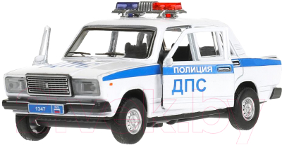 Автомобиль игрушечный Технопарк Полиция / 2107-12SLPOL-WH