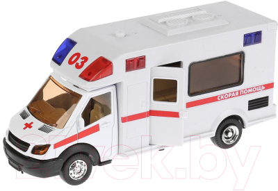 Фургон игрушечный Технопарк Скорая помощь / 1022S-R 