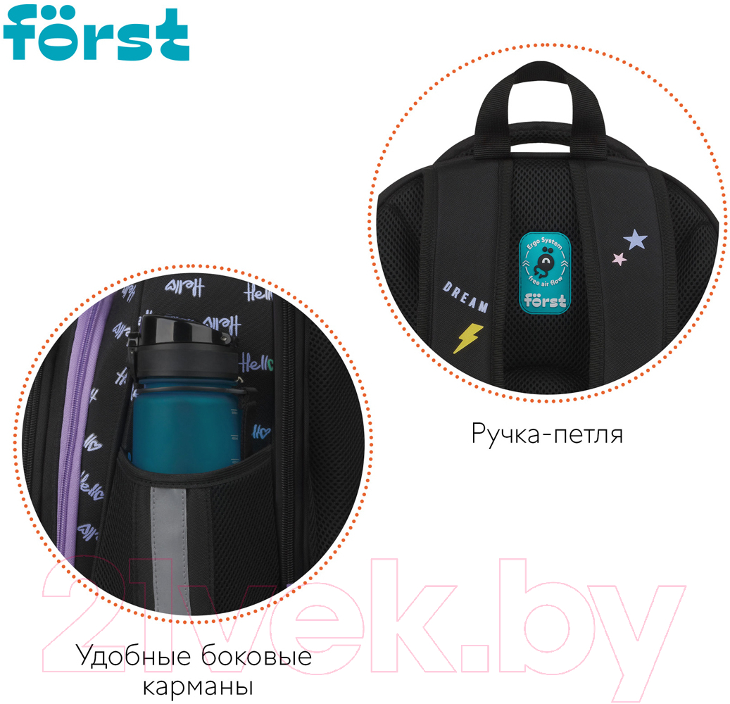 Школьный рюкзак Forst F-Base. Fancy / FT-RY-022403