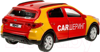 Автомобиль игрушечный Технопарк Kia Rio X Каршеринг / XLINE-12DEL-RD