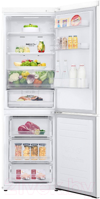 Холодильник с морозильником LG GC-B459MQWM