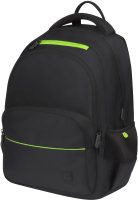 Школьный рюкзак Berlingo U3 / RU-U3-1060 (черный/зеленый) - 