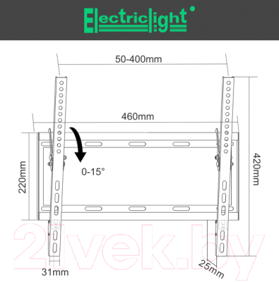 Кронштейн для телевизора Electric Light КБ-01-94 (черный)