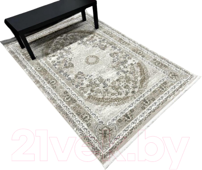 Коврик Radjab Carpet Валенсия Прямоугольник S175A / 11302RK (1.2x1.8, Light Vizon/Grey)