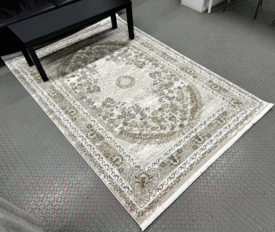 Коврик Radjab Carpet Валенсия Прямоугольник S175A / 11302RK (1.2x1.8, Light Vizon/Grey)