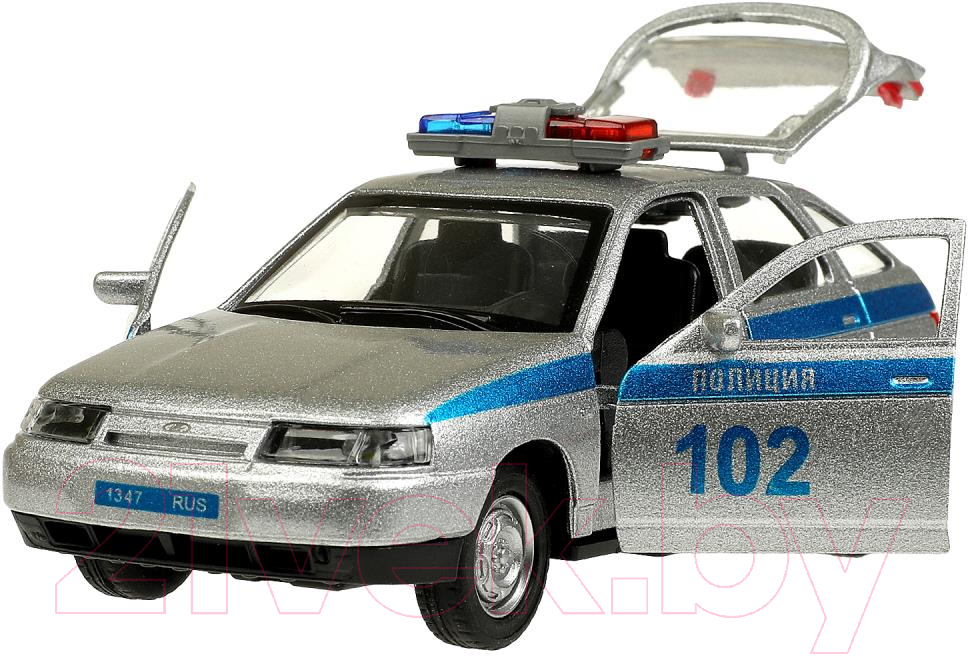 Автомобиль игрушечный Технопарк Полиция / 2112-12SLPOL-SR — фото 6