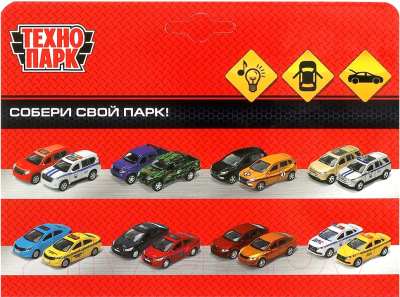 Автомобиль игрушечный Технопарк Полиция / 2112-12SLPOL-SR 