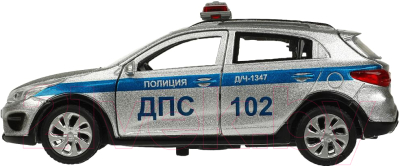 Автомобиль игрушечный Технопарк Kia rio x полиция / XLINE-12SLPOL-SR 