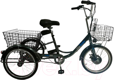 Электровелосипед MyWay Trike 500 20 (17, графитовый, матовый)