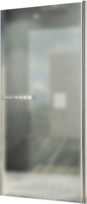 Душевая дверь MaybahGlass 198x80 / MGD-458-5 (сатин стекло/хром матовый)