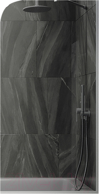 Стеклянная шторка для ванны MaybahGlass MGV-128-1у