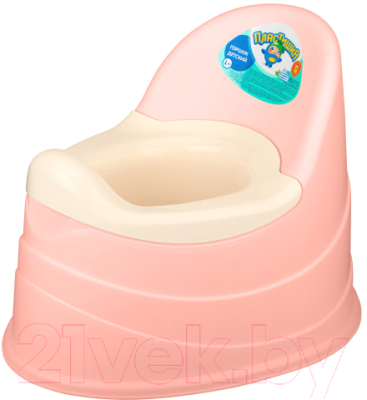 Детский горшок Пластишка 43130033395  (светло-розовый)