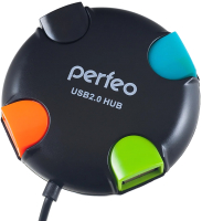 USB-хаб Perfeo PF-VI-H020 / PF_4283 (черный) - 