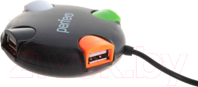 USB-хаб Perfeo PF-VI-H020 / PF_4283 (черный)