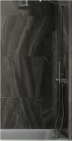 Стеклянная шторка для ванны MaybahGlass MGV-252-5ш (графитовое стекло/хром матовый) - 
