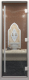 Стеклянная дверь для бани/сауны Doorwood Хамам Престиж 131x189 / DW03227 (прозрачный) - 