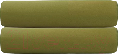 Простыня Tkano Essential TK24-FS0021 на резинке (оливковый)