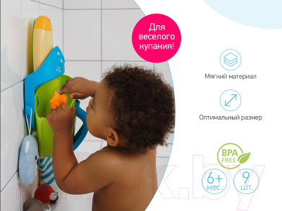 Набор игрушек для ванной Roxy-Kids Лесные жители / RRT-823-2