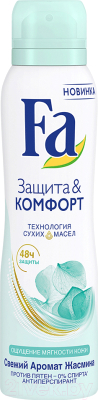

Антиперспирант-спрей Fa, Защита и комфорт. Свежий аромат жасмина